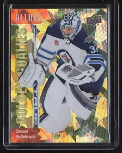 Connor Hellebuyck 2023-24 Allure Golden Goalies Orange /399 #GG-10 Winnipeg Jets - Picture 1 of 2