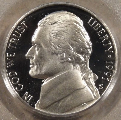 1991-S Jefferson Nickel 5c PCGS Certified PR69 DCAM - Image 1 of 4