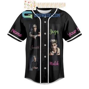 Zain Javadd Malik Love Like This Personalized Baseball Jersey - Picture 1 of 4