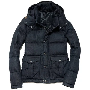 89 wjk MAGLIA ELASTICIZZATA DENIM SCAMOSCIATO PIUMINO JKT L maglia elasticizzata denim scamosciato switch - Foto 1 di 9