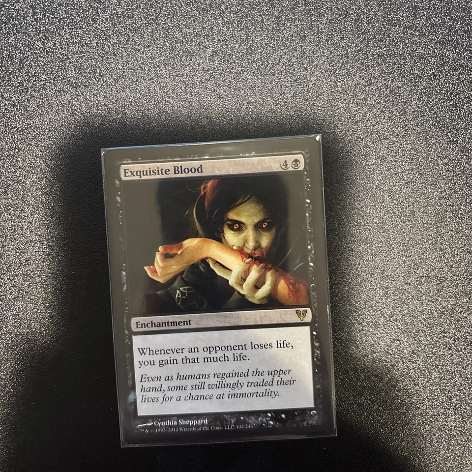 Exquisite Blood Avacyn Restored Regular Magic the Gathering LP Maybe MP - Image 1 of 4