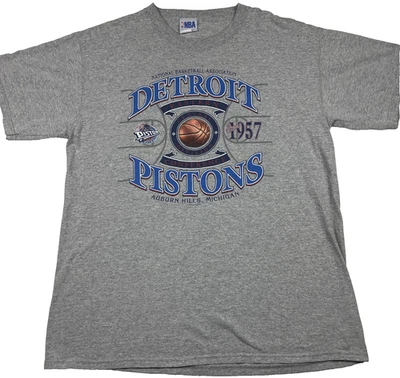 Vintage Detroit Pistons Event T shirt Michigan NBA Sz Large - Image 1 of 4