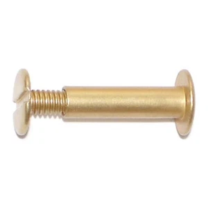 3/4" Brass Anodized Aluminum Screw Posts with Screws (10 pcs.) - Bild 1 von 1