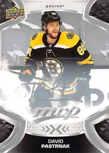2021-22 Upper Deck MVP Silver Script #196 David Pastrnak - Picture 1 of 2