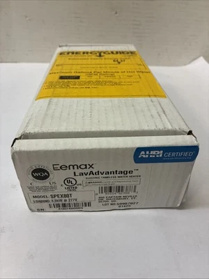 Электрический безрезервуарный водонагреватель Eemax LavAdvantage 8,0 кВт 277 В SPEX80T - Изображение 1 из 2