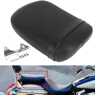 Rear Passenger Seat For Honda Shadow ACE 750 VT750C Black VT750CD Deluxe 97-03 Foto 1 de 4