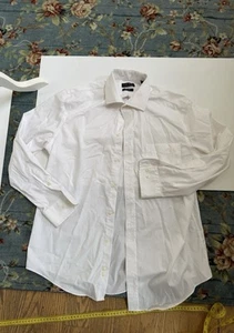 Ralph Lauren Black Label Womens 16 Button Up Shirt White Cotton Academia Capsule - Picture 1 of 9