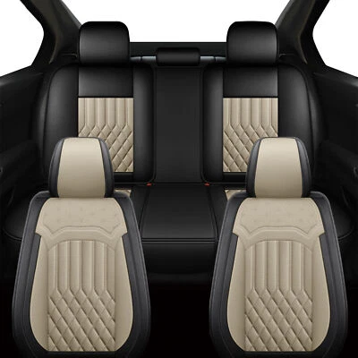 Car Seat Covers Faux Leather Full Set Protector Pad For Saturn VUE 2002-2009 Foto 1 de 4