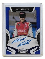 2018 Panini Certified Racing NASCAR Certified Signatures BLUE Matt Kenseth 18/25