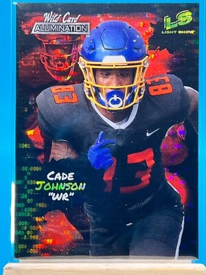 2021 Wild Card Alumination - Light Show Cade Johnson #LS 22 Purple (RC) - Image 1 of 2