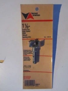VINTAGE -VERMONT AMERICAN 1-1/8" Forstner Typ HSS Wood Boring Bit No.14532 USA - Picture 1 of 4