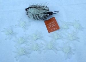 Lot of 12 Glow In The Dark Spiders Halloween Decoration - Picture 1 of 7