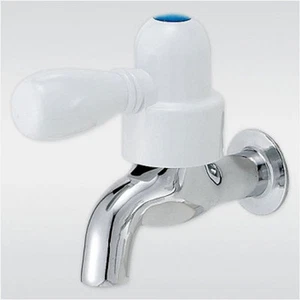 Deck mounted Outdoor Garden sink faucet Bath chrome finish single handle blue - Picture 1 of 1
