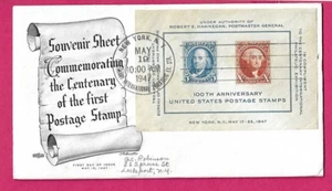 EE. UU. 1947 Artmaster FDC - SELLO POSTAL Hoja de recuerdo - Fdi NUEVA YORK Stampex - Imagen 1 de 1