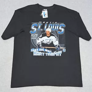 T-shirt 2004 Tampa Bay Lightning NHL MVP Martin St Louis taglia XL nuova - Foto 1 di 8