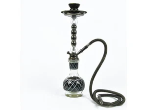 Shisha "Ibrim" Schwarz, 47 cm, 1 Schlauch - Bild 1 von 1