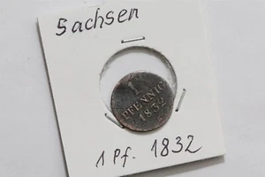 🧠🇩🇪 GERMANY PRUSSIA 1 PFENNIG 1832 S B68 #133 - Picture 1 of 3