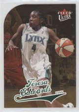 2004 Fleer Ultra WNBA Gold Medallion Teresa Edwards #89 HOF