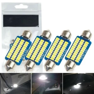 Ampoule Navette LED C5W 42mm 12V Blanc Xenon Canbus pour Lampe Plafonnier Plaque - Imagen 1 de 1