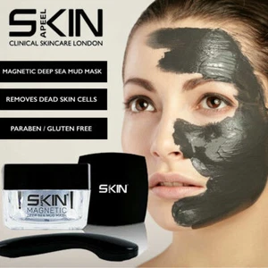 Magnetic Black Mask Deep Sea Mud Mask Clear Pores Remove Blackheads Treat Acne - Picture 1 of 3