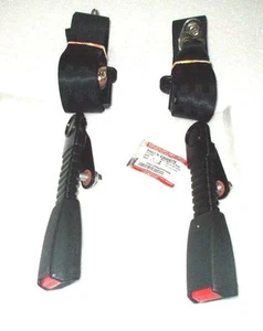 SUZUKI OEM GENUINE SJ410 SJ413 2 POINT LAP SEAT BELT PAIR DROVER SAMURAI SIERRA - Picture 1 of 2