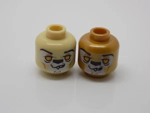 Lego Chima Minifigure Head Wrong Color And Correct One - Picture 1 of 2