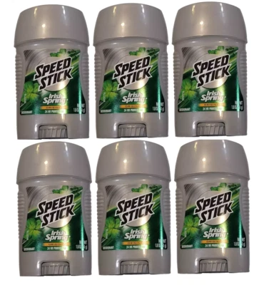 Speed Stick Men's IRISH SPRING Deodorant, 1.8 Oz/51 gr Ea. (6 PACK) - Image 1 of 4