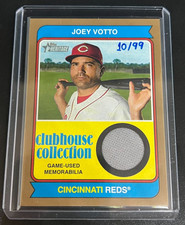 2023 Topps Heritage JOEY VOTTO Clubhouse Collection Gold Game Used Jersey #10/99