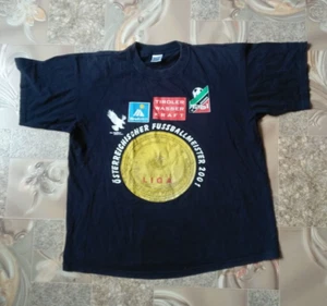 Basic Wear Vintage T-shirt Innsbruck Tirol Football Soccer Size XL 2001 - Picture 1 of 3