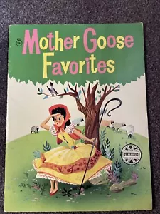 Vintage Saalfield Publishers mother goose favorites book 1961 - Picture 1 of 6