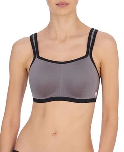 Natori Women's Yogi Contour Convertible Sport Bra, Grey Animal Print, 32DD 14741 - Picture 1 of 3