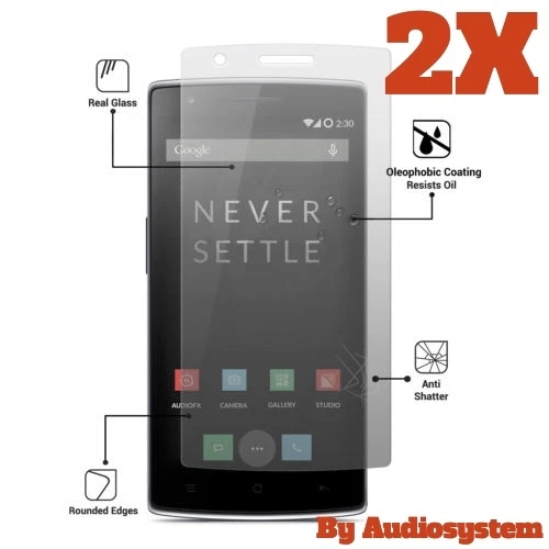 2X PELLICOLE ANTI ROTTURA URTO PER ONEPLUS 1 ONE A0001 DISPLAY VETRO GLASS - Immagine 1 di 1