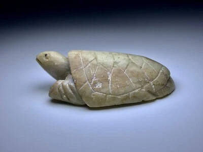 Fetiche/efigie de tortuga de piedra china tallada de principios del siglo XX Foto 1 de 4
