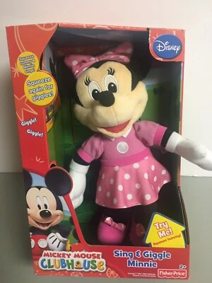 Fisher-Price Disney “Sing & Giggle Minnie” - Retired Edition - Hot Dog Song- NEW - Image 1 of 4