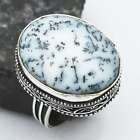 Dendrite Opal Gemstone Ethnic Antique Design Ring Jewelry Us Size-9.5 Ar-5769