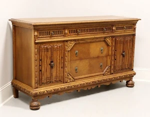 Late 20th Century Oak Jacobean Revival Style Sideboard - Picture 1 of 13