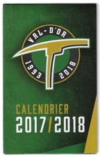 2017-18 Val-D'Or Foreurs QMJHL - LHJMQ Hockey Schedule !!! Many Sponsors