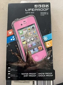 Lifeproof Pink Case For Iphone 4/4s - Picture 1 of 8