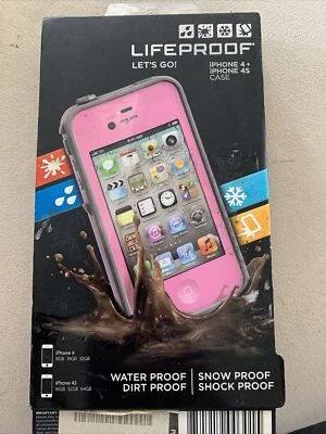 Lifeproof 粉色保护壳 适用于 iPhone 4/4s — 第 1/4 张图片