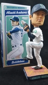 Hisashi Iwakuma 2014 Seattle Mariners Bobblehead Bobble Head SGA - Foto 1 di 2