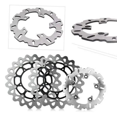 320mm Front Rear Brake Disc Rotors Steel Fit Yamaha YZF R1 2004-2006 Motorcycle Foto 1 de 4