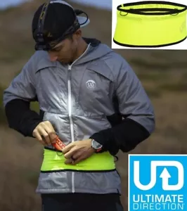ULTIMATE DIRECTION trail run belt pole carry stretch mesh phone pocket naked SM - Picture 1 of 17