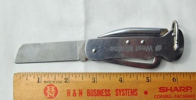 Vintage Sailor's Knife RANGER for West Marine All Stainless Steel Made in Japan - Image 1 of 4
