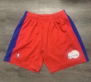 L A Clippers Basketball Shorts Mitchell & Ness Hardwood Classics NBA Sz X-Large - Picture 1 of 12