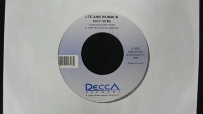 Lee Ann Womack - Don't Tell Me / I Keep Forgetting 45 rpm Record 7" Vinyl - Image 1 of 3