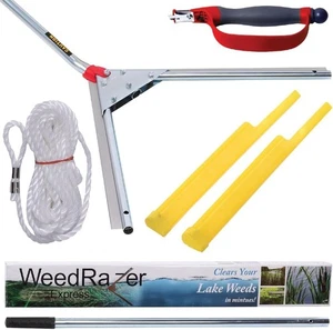 Jenlis Weed Razer Express Aquatic Weed Cutter – Compact Lake/Pond Tool 30” Width - Picture 1 of 12