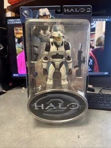 2005 Halo 2-Series 2-White Spartan Figure-Joyride NEW in Package Bottom Peeling - Picture 1 of 5