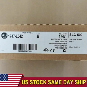 Nuovo Sigillato AB 1747-L542 SLC 500 5/04 UNITÀ PROCESSORE CPU 1747L542 US Free Tax - Foto 1 di 7
