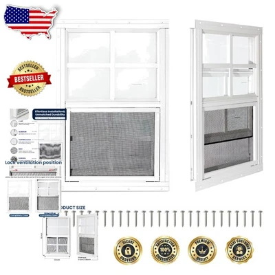 Комплект из 2 раздвижных оконных сараев 12x18 с креплением заподлицо белое закаленное стекло - Изображение 1 из 4