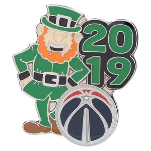 Prendedor coleccionable del Día de San Patricio 2019 de los Washington Wizards - Imagen 1 de 2